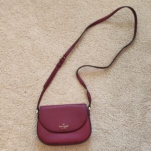 Kate Spade Burgundy Crossbody Bag